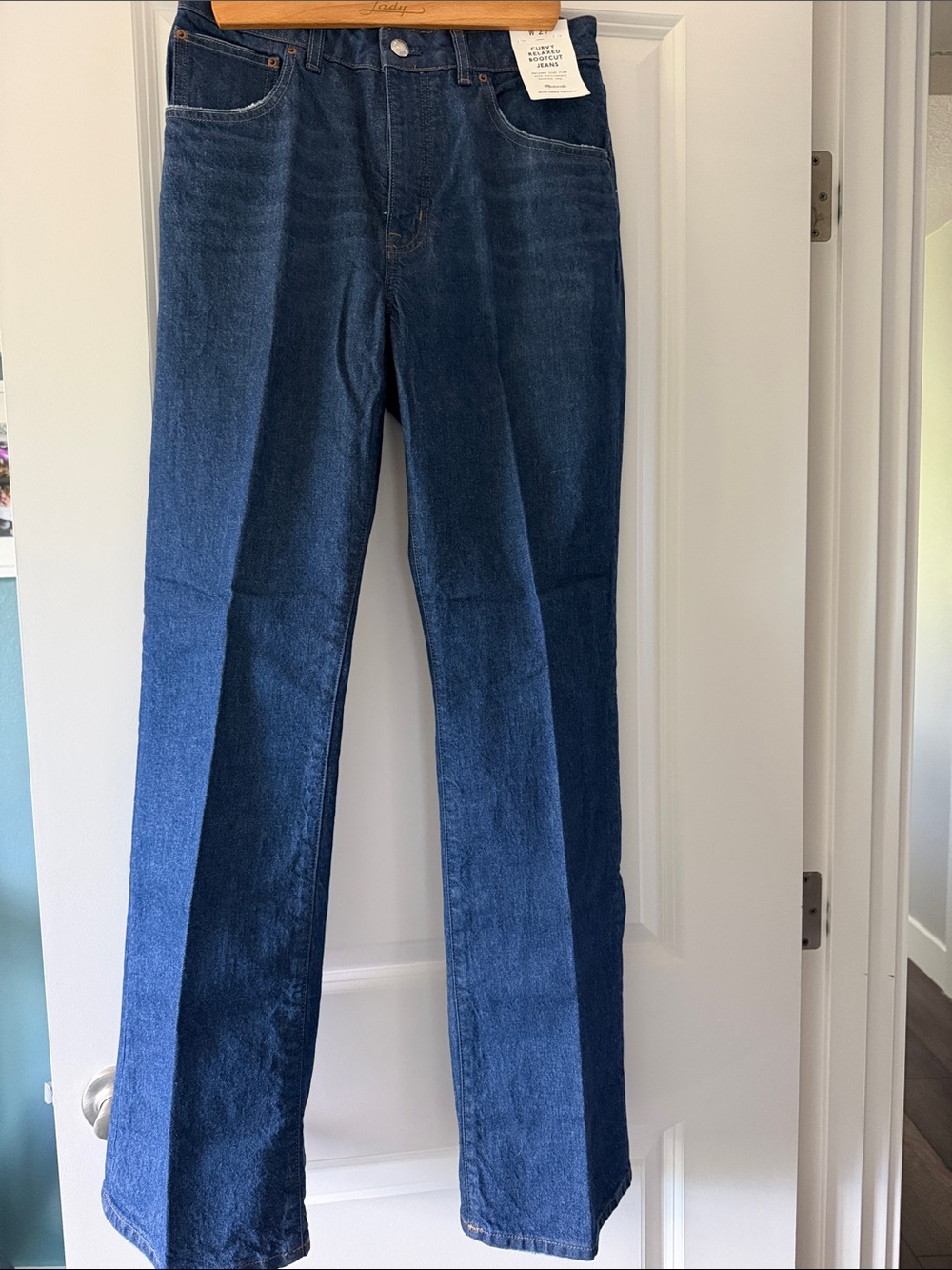 Madewell Women's Dark Blue Bootcut Jeans